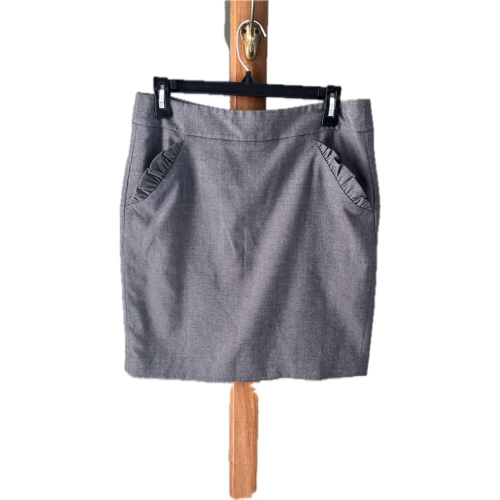 Loft Ann Taylor Gray Women's Skirt size 8